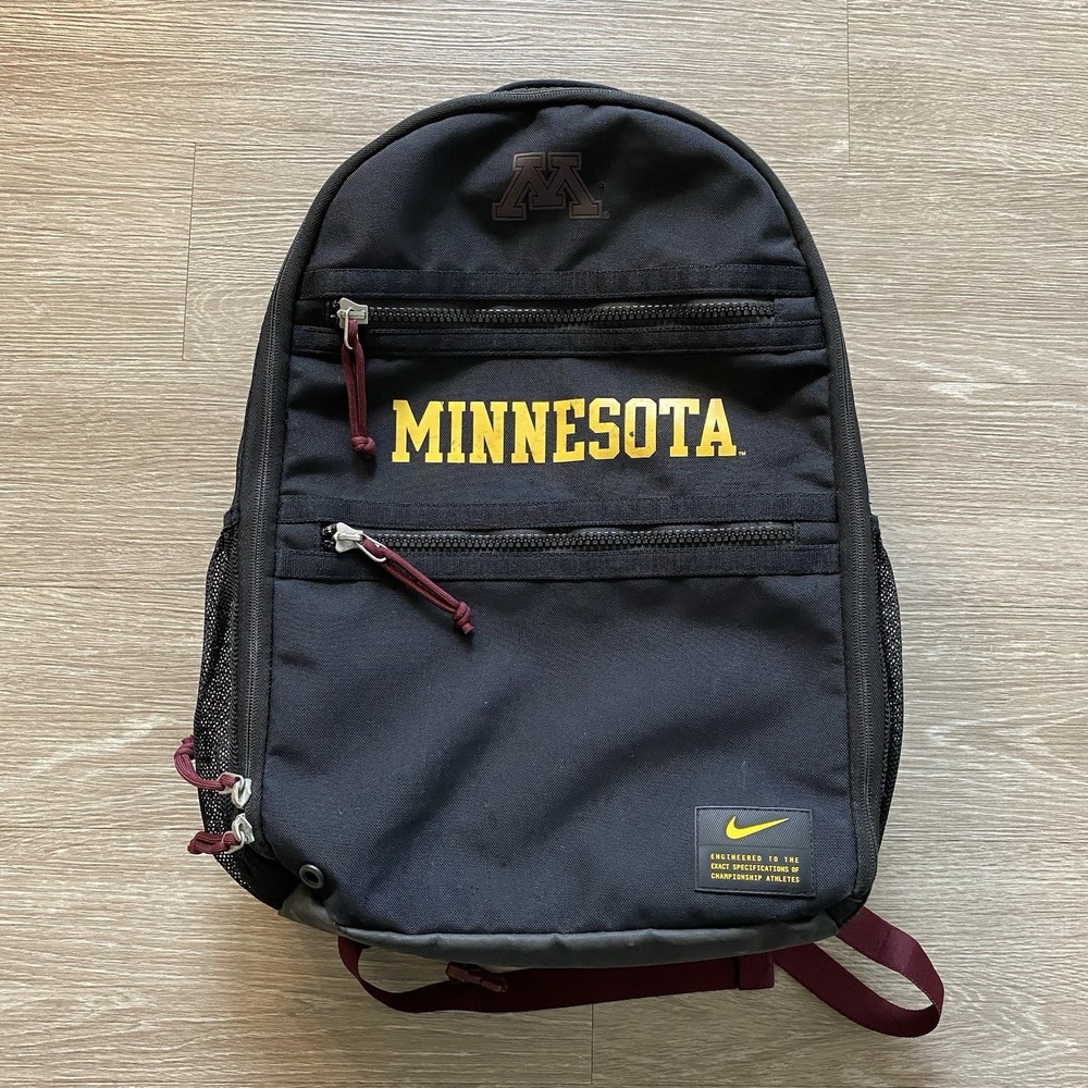 Nike University of Minnesota Team Issued PE Nike Student Athlete Backpack READ